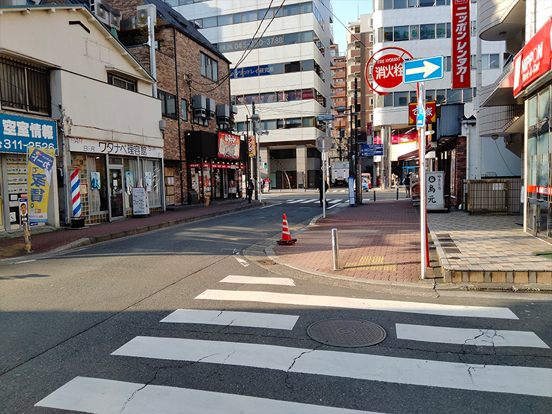 横浜駅からの道順